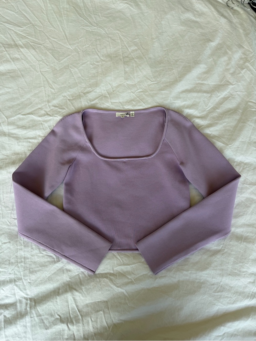 A.L.C. Belle Square Neck Knit Long Sleeve Top - Picture 2 of 8